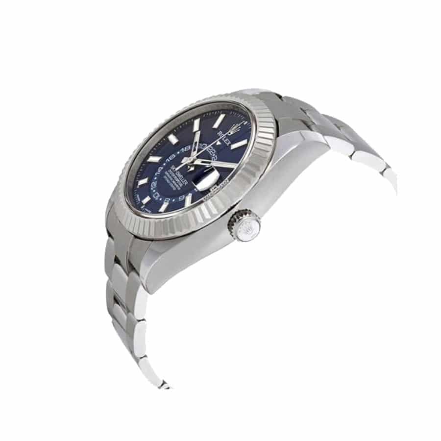 Orologio replica: Rolex Sky-Dweller, quadrante blu, acciaio inossidabile — preciso – Foto 3