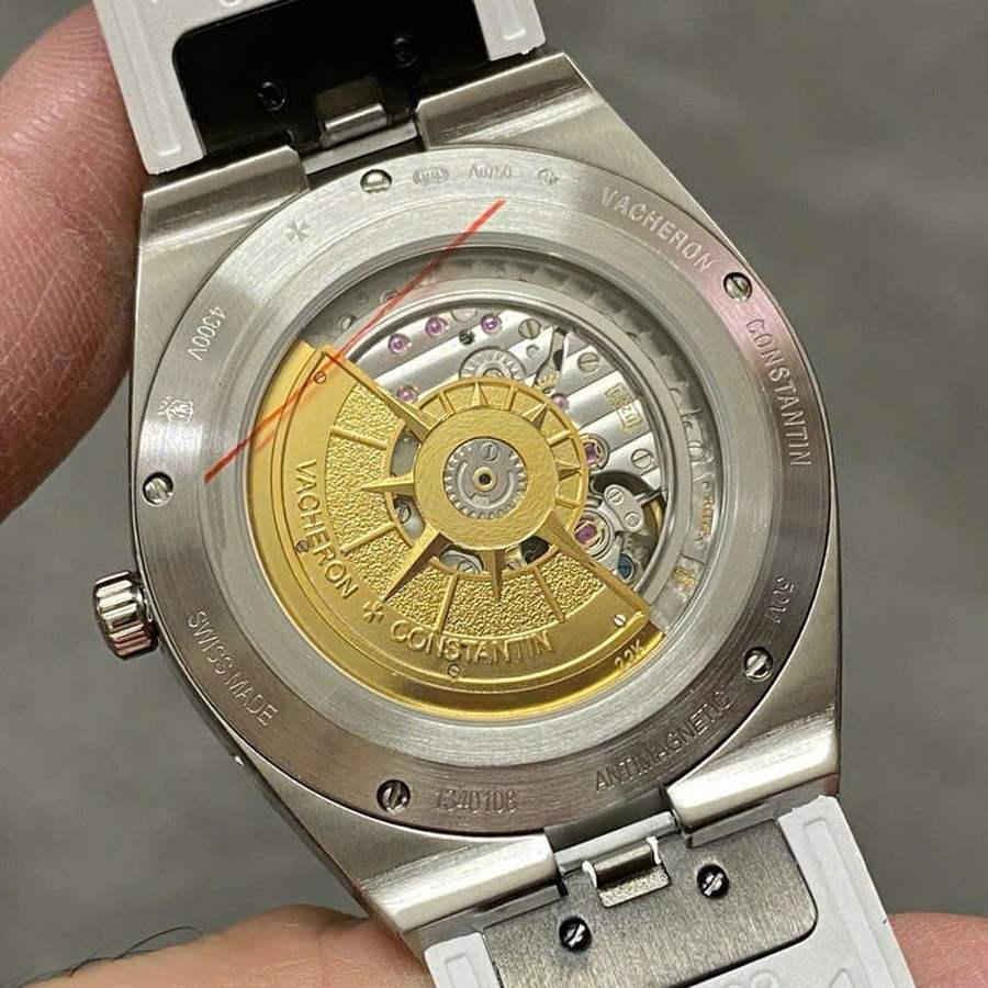 Orologio replica: Vacheron Constantin Overseas 4300V, calendario perpetuo, con, quadrante argentato, 41,5 mm — di lusso – Foto 6
