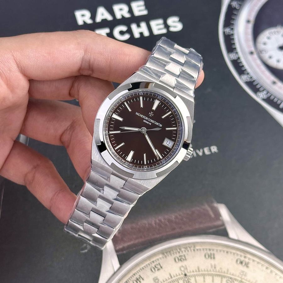 Orologio replica: Vacheron Constantin Overseas 4500V, quadrante marrone, 41 mm — raro – Foto 3