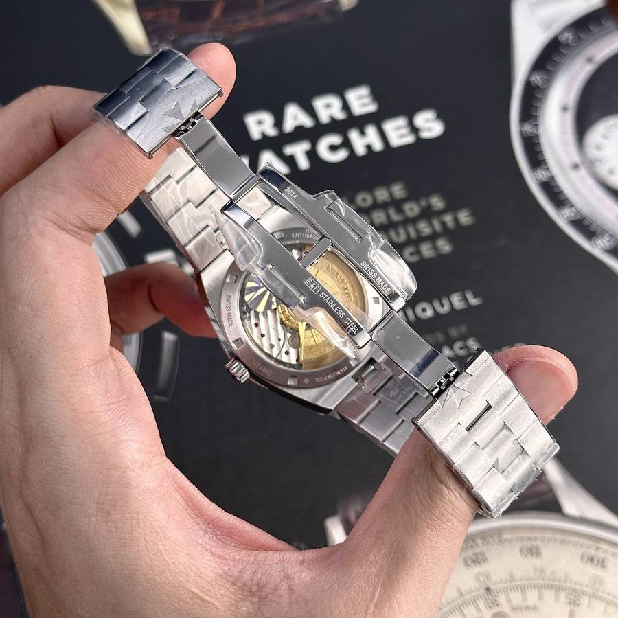 Orologio replica: Vacheron Constantin Overseas 4500V, quadrante marrone, 41 mm — raro – Foto 10